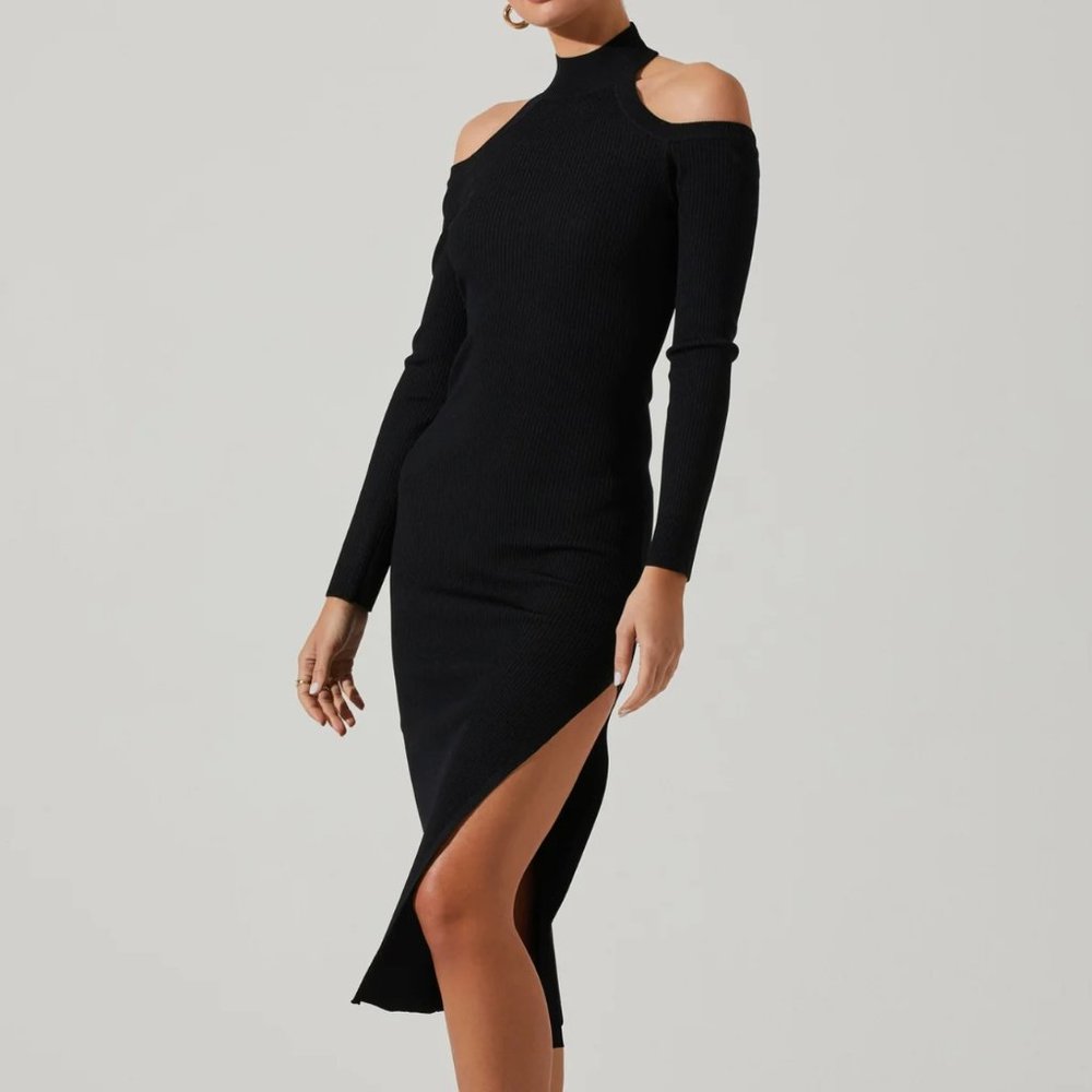 ASTR the label Isara Black Dress